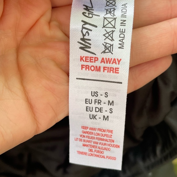 Nasty Gal NWOT 100% Lamb Leather Moto Jacket - Picture 4 of 6